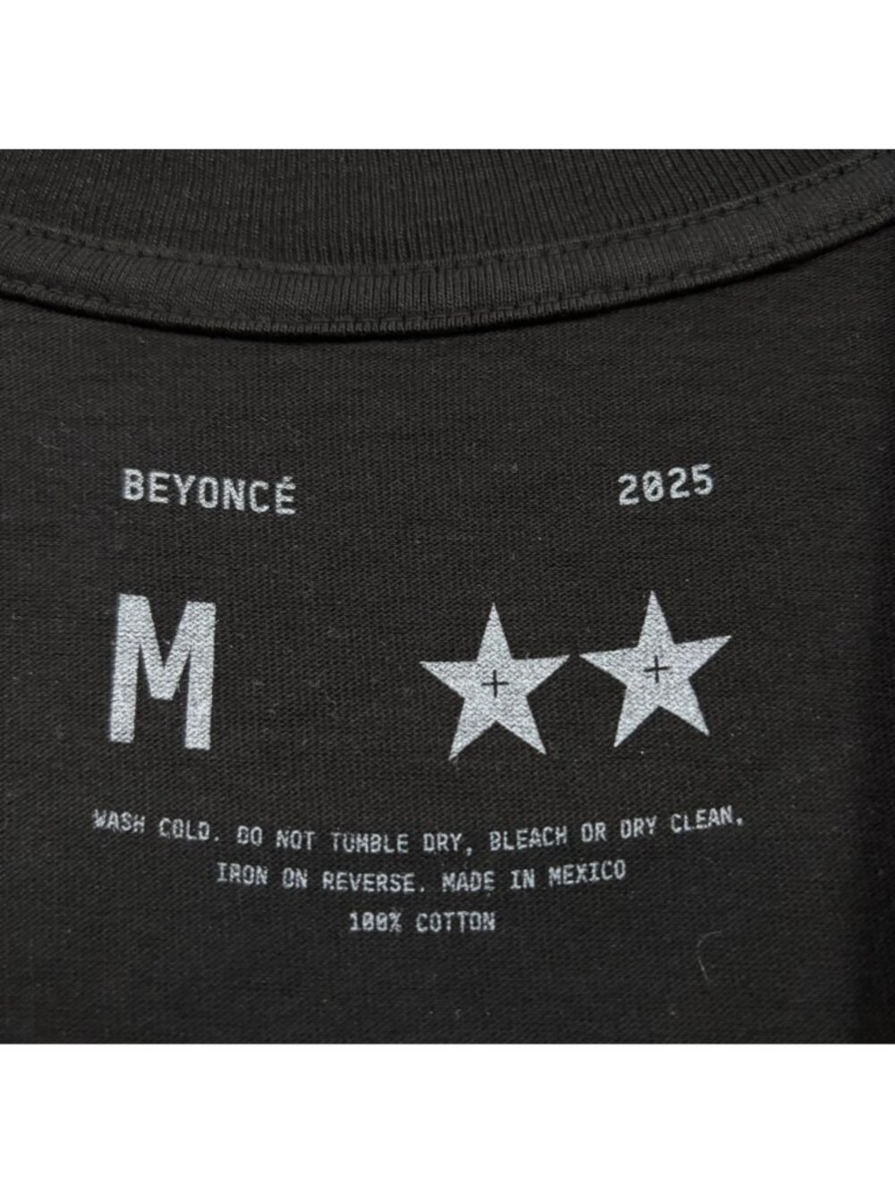 Beyoncé Cowboy Carter Tour Gold Rim Sleighdeer Country Tee M - Picture 4 of 6